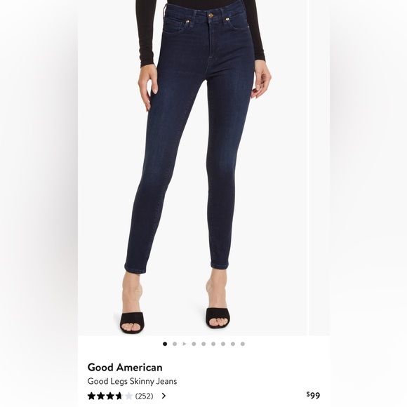 Good American Pants - GOOD AMERICAN GOOD LEGS SKINNY JEANS
